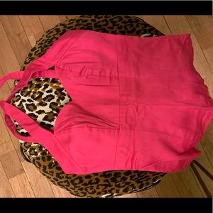 Deadly Dames Xs hot pink Voodoo Vixen top